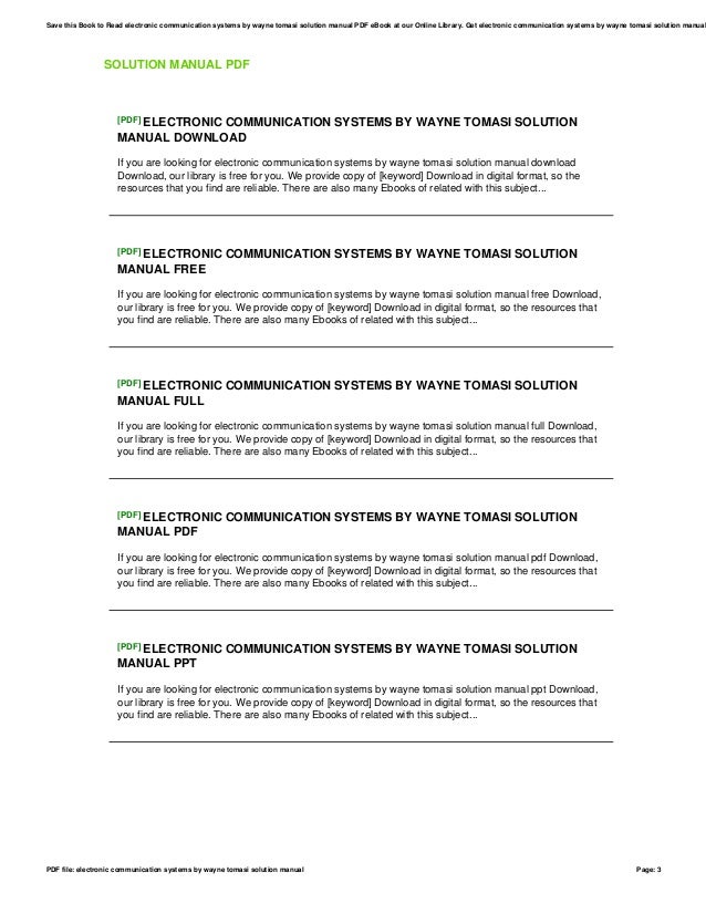 Wayne Tomasi Pdf